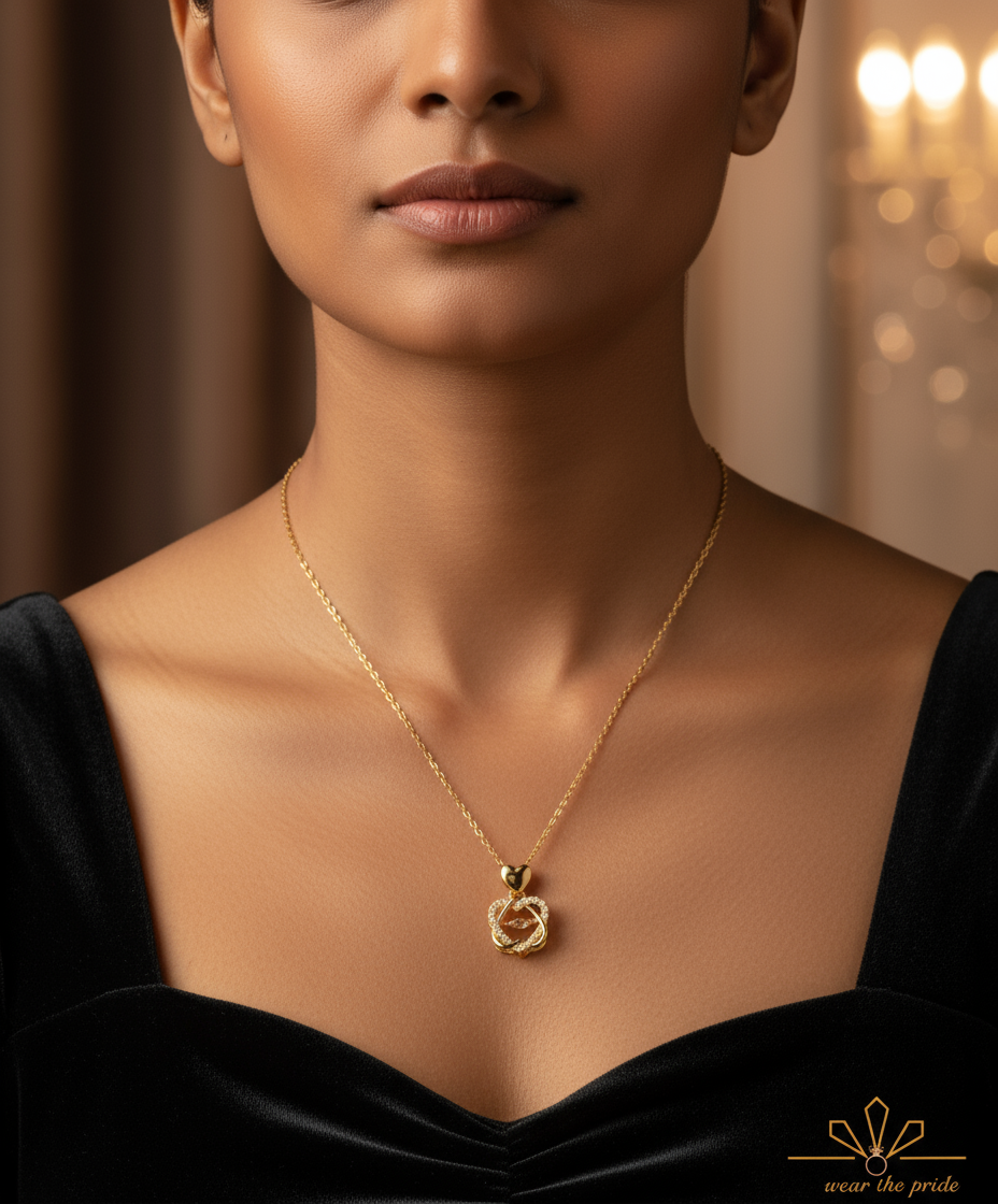 Heart-Hexagram Necklace