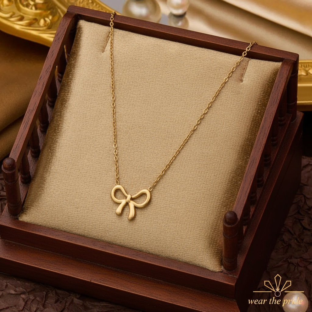 Elegant Bow Knot Necklace