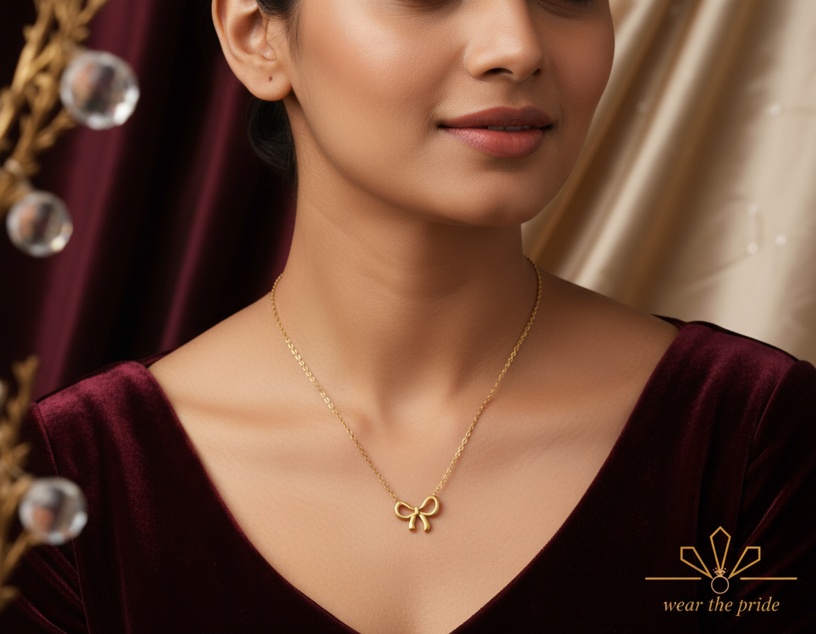 Elegant Bow Knot Necklace