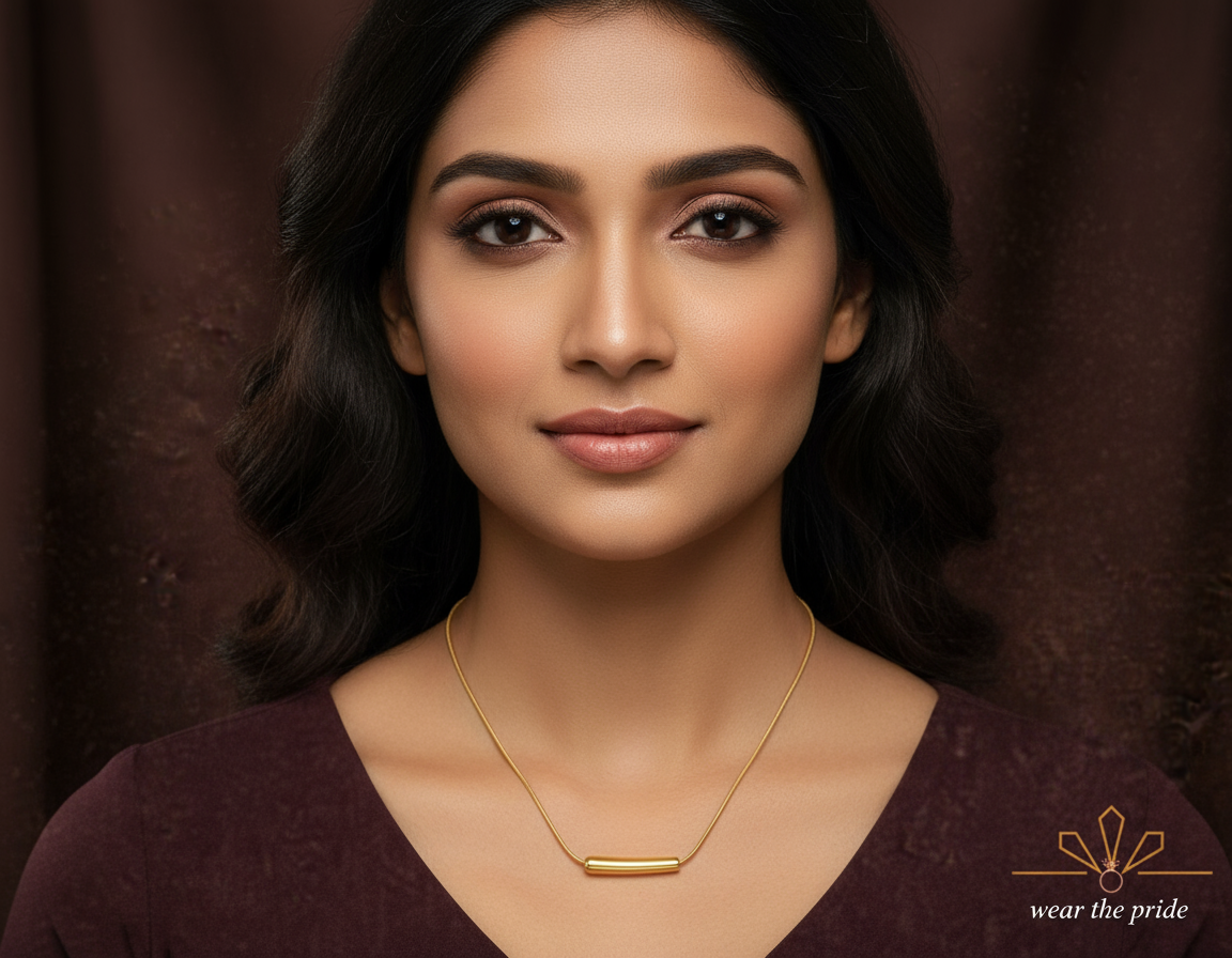 Golden Curve Necklace